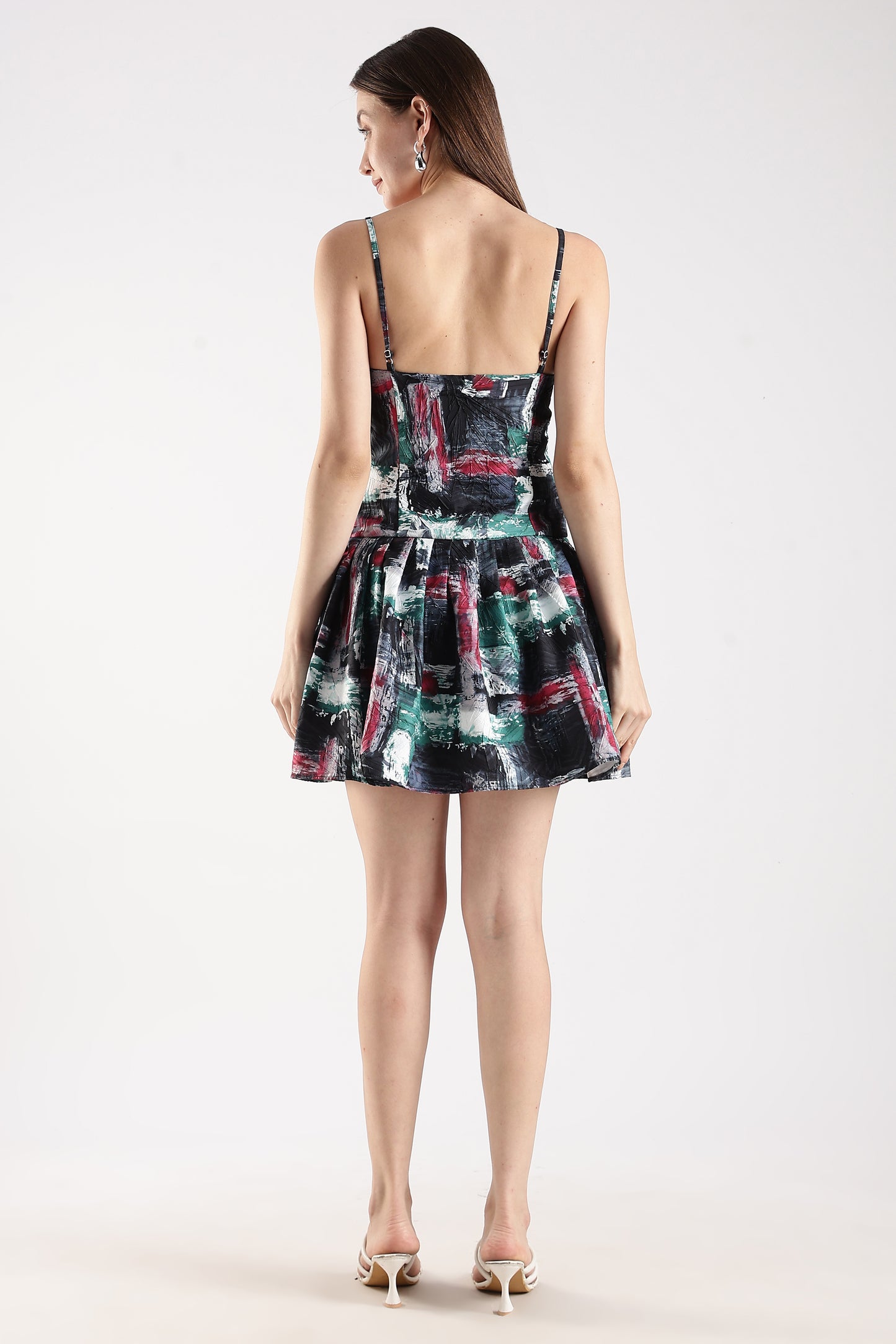 Fit & Flare Mini Dress MultiColor
