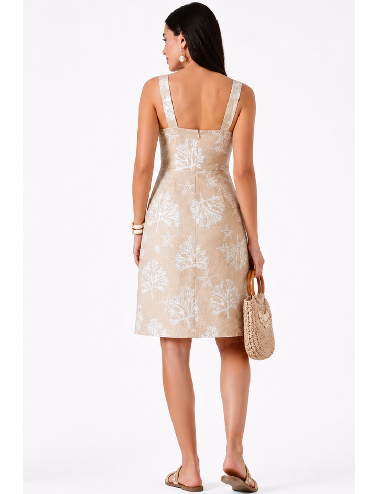 Women White Cut-out Dress
