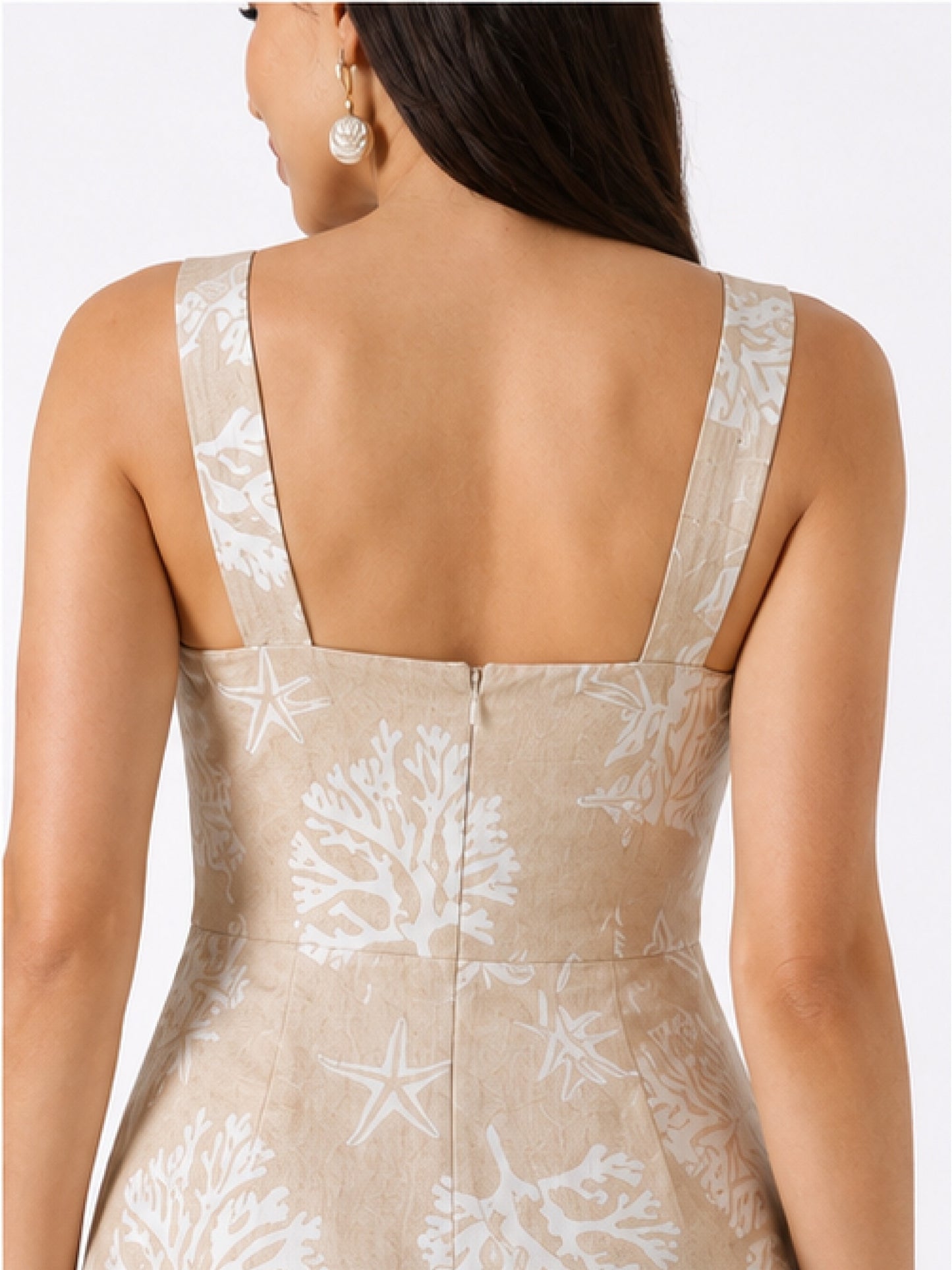 Women White Cut-out Dress
